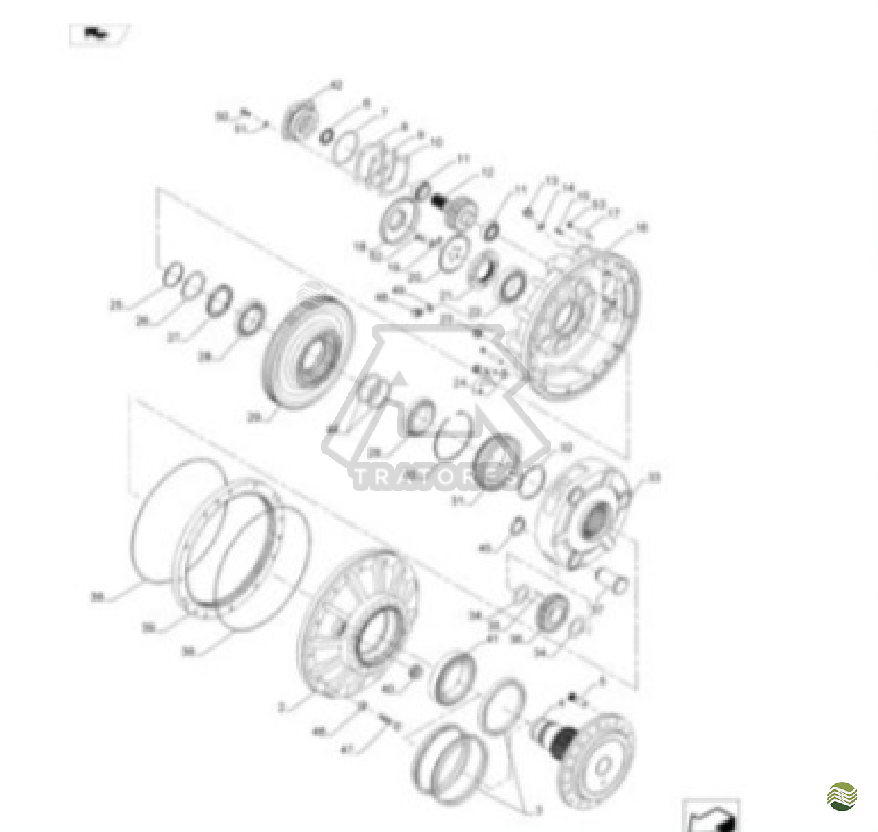 Redutor final 84453958 cnh 